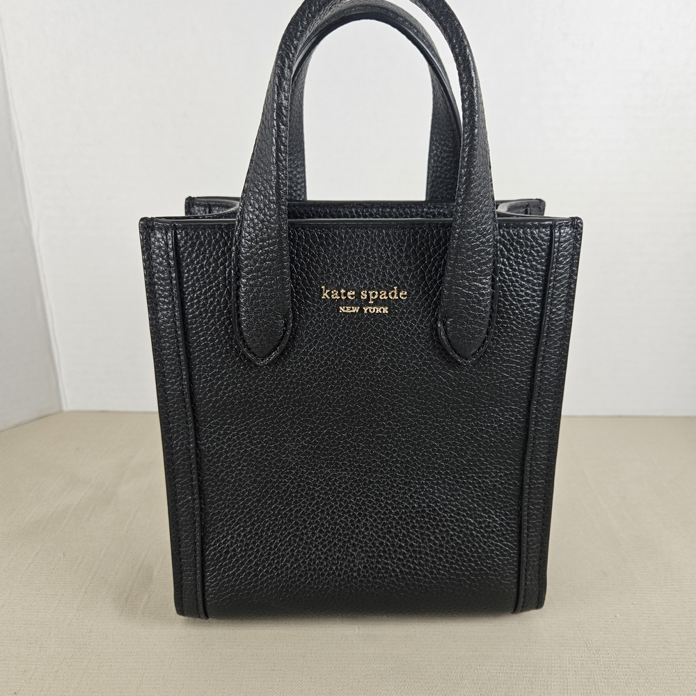 kate spade New York Mini Manhattan Pebbled Leather Tote